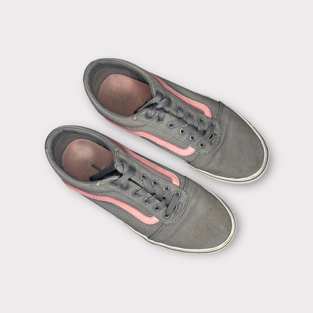 Vans Old School Gray & Pink Sneakers